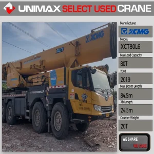 2019-XCMG-XCT80L6
